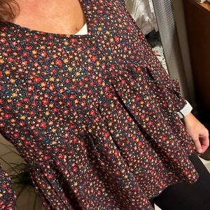 Good Luck Gem Floral high low blouse in size Medium from Nordstrom Rack